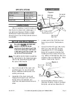 Preview for 4 page of One Stop Gardens 98197 Assembly, Operating, And Maintenance  Instructions