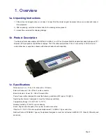 Предварительный просмотр 3 страницы One Stop Systems OSS-PCIe-HIB2-EC-x1 User Manual