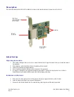 Предварительный просмотр 2 страницы One Stop Systems OSS-PCIe-HIB2-x8-H User Manual