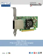 Preview for 1 page of One Stop Systems OSS-PCIe-HIB38-x16-H User Manual