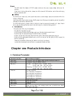 Предварительный просмотр 4 страницы One Tech 1B-GS8004 User Manual