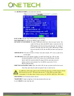 Предварительный просмотр 21 страницы One Tech 1C-B4MSD User Manual