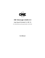 ONE Technologies AluDISC 3.0 User Manual preview