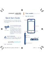 Preview for 1 page of One Touch 4007D Quick Start Manual