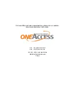 Предварительный просмотр 44 страницы OneAccess UDgateway H2 Hardware Manual