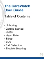 Preview for 1 page of OneCare CareWatch User Manual