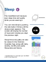 Preview for 8 page of OneCare CareWatch User Manual