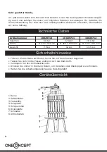 Preview for 2 page of oneConcept 10029710 Quick Start Manual