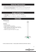 Preview for 3 page of oneConcept Golden Gate Manual