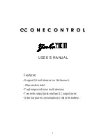 Preview for 1 page of OneControl Gecko MK III User Manual