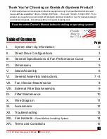 Preview for 2 page of Oneida Air Systems 5 & 7.5 HP Direct Drive Cyclonic Dust Collectors Owner'S Manual