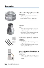 Preview for 14 page of Oneida Air Systems AXD002030AXL Manual