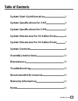 Preview for 3 page of Oneida Air Systems Dust Gorilla Pro Owner'S Manual