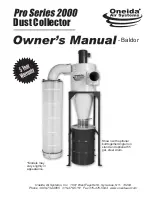 Oneida Air Systems Pro 2000 Owner'S Manual preview