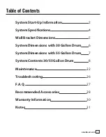 Preview for 3 page of Oneida Air Systems Supercell XSK000030 Owner'S Manual