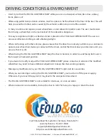 Preview for 10 page of OneKubedDESIGNS FOLD & GO WHEELCHAIR User/Caregiver Manual