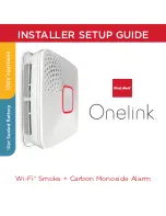 Preview for 1 page of Onelink First Alert Installer Setup Manual