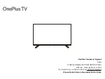 Preview for 4 page of OnePlus 32HA0A00 User'S Manual And Safety Manual