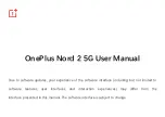 OnePlus Nord 2 User Manual preview