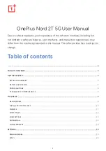 OnePlus Nord 2T 5G User Manual предпросмотр