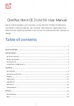 OnePlus Nord CE 2 Lite 5G User Manual preview