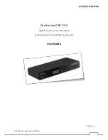 Предварительный просмотр 1 страницы OneRemote DVB-T2 IV User Manual