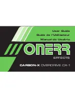 Предварительный просмотр 1 страницы Onerr CARBON-X CX-1 User Manual