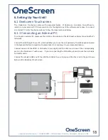 Preview for 18 page of OneScreen Canvas c4 Manual