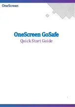 OneScreen GoSafe Quick Start Manual preview