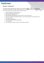 Preview for 2 page of OneScreen GoSafe Quick Start Manual