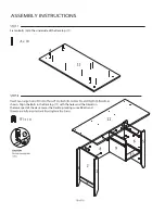 Предварительный просмотр 10 страницы Onespace Executive Desk with Hutch and USB, Charger Hub Assembly Instructions Manual