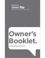 OneTouch Verio Pro Owner'S Booklet preview