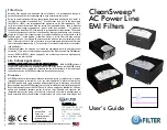 OnFILTER CleanSweep User Manual предпросмотр