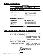 Preview for 8 page of Onfloor DYNAVAC DYN-812D Safety, Operation & Maintenance Manual