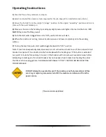 Preview for 7 page of Onfloor OF16SH Safety, Operation Manual & Parts List