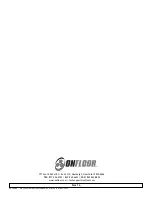 Предварительный просмотр 16 страницы Onfloor PRO SERIES 16 Safety, Operation Manual & Parts List