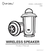 ONFORU A SPEAKER07 Product Manual предпросмотр