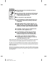 Предварительный просмотр 8 страницы onga 400 Series Owner'S Manual