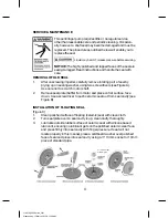 Предварительный просмотр 11 страницы onga 400 Series Owner'S Manual