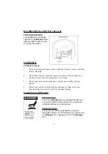 Предварительный просмотр 7 страницы onga Whispair 120 Owner'S Manual