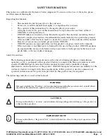 Предварительный просмотр 2 страницы Onicon F-4600 Series Installation And Operation Manual