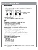 Предварительный просмотр 9 страницы Onida HYDROCARE 85S User Manual