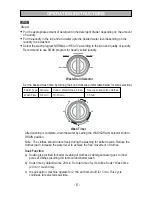 Предварительный просмотр 8 страницы Onida HYDROFALL 68BS User Manual