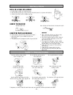 Предварительный просмотр 5 страницы Onida HYDROFALL 72BS User Manual