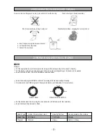 Предварительный просмотр 6 страницы Onida HYDROFALL 72BS User Manual