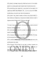 Preview for 47 page of Onida i011 User Manual