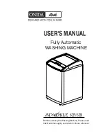 Onida Sparkle 62B User Manual предпросмотр