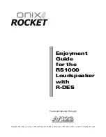 Onix Rocket RS1000 Manual предпросмотр