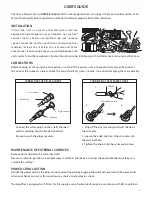 Preview for 3 page of Onix A - 25 User Manual