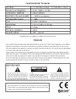 Preview for 10 page of Onix A - 25 User Manual